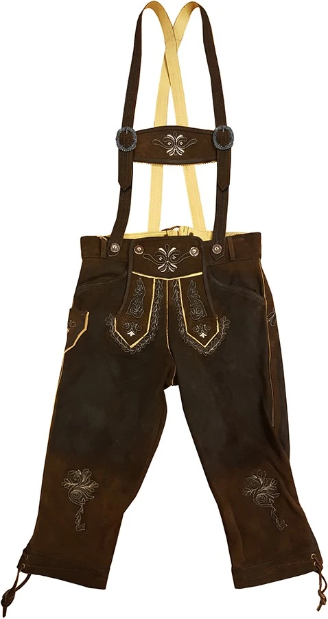 Overig Heren Lederhose Kniebund Smokey Bruin (wildleer) 3 Overig Heren Lederhose Kniebund Smokey Bruin (wildleer)