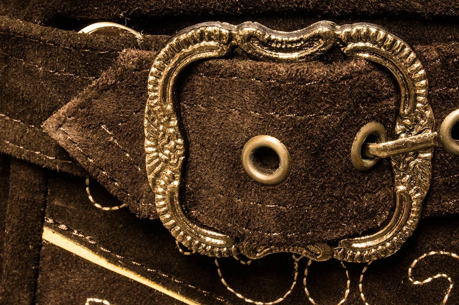 Overig Heren Lederhose Kort Donkerbruin Met Riem (Rund) 4 Overig Heren Lederhose Kort Donkerbruin Met Riem (Rund) - Afbeelding 2