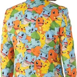 Herenkostuum OppoSuits Pokemon ™ 12 Herenkostuum OppoSuits Pokemon ™ -Kostuum Wereld Winkel herenkostuum opposuits pokemon colbert achterkant