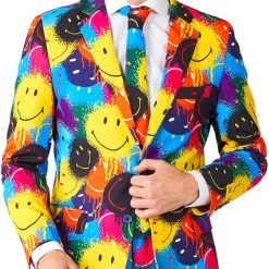 Herenkostuum OppoSuits Smiley ™ Drip 10 Herenkostuum OppoSuits Smiley ™ Drip -Kostuum Wereld Winkel herenkostuum opposuits smiley drip colbert