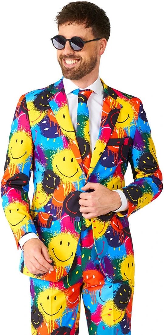 Herenkostuum OppoSuits Smiley ™ Drip 5 Herenkostuum OppoSuits Smiley ™ Drip - Afbeelding 3