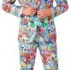 Herenkostuum OppoSuits Spongebob™ Frenzy -Kostuum Wereld Winkel herenkostuum opposuits spongebob frenzy