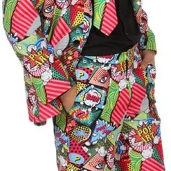 Overig Herenkostuum Pop-Art -Kostuum Wereld Winkel herenkostuum pop art zijkant 2
