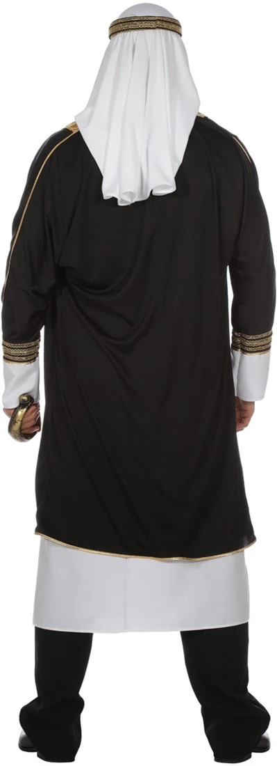 Overig Herenkostuum Sjeik Zwart-Wit 4 Overig Herenkostuum Sjeik Zwart-Wit - Afbeelding 2