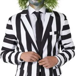Herenkostuum Suitmeister Beetlejuice ™ -Kostuum Wereld Winkel herenkostuum suitmeister beetlejuice colbert