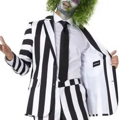 Herenkostuum Suitmeister Beetlejuice ™ -Kostuum Wereld Winkel herenkostuum suitmeister beetlejuice colbert binnenkant
