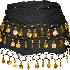 Overig Heupdoek Zigeunerin+Muntjes Zwart