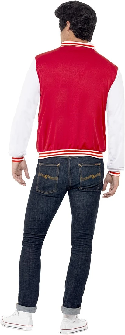 Overig Jaren 50 College Jock Letterman Jasje (Grease) 4 Overig Jaren 50 College Jock Letterman Jasje (Grease) - Afbeelding 2