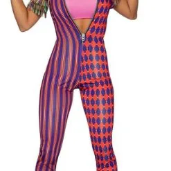 LEG AVENUE Jumpsuit Harlequin Comic Vixen -Kostuum Wereld Winkel jumpsuit harlequin comic vixen 1