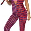 LEG AVENUE Jumpsuit Harlequin Comic Vixen -Kostuum Wereld Winkel jumpsuit harlequin comic vixen