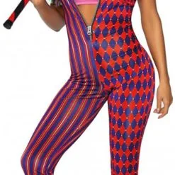 LEG AVENUE Jumpsuit Harlequin Comic Vixen