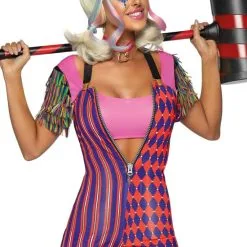 LEG AVENUE Jumpsuit Harlequin Comic Vixen -Kostuum Wereld Winkel jumpsuit harlequin comic vixen detail