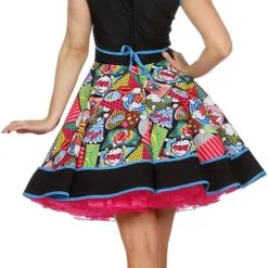 Overig Jurk Pop-Art Voor Dames -Kostuum Wereld Winkel jurk pop art voor dames achterkant