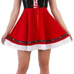 Overig Jurkje Sexy Dirndl Rood-Zwart Luxe 10 Overig Jurkje Sexy Dirndl Rood-Zwart Luxe -Kostuum Wereld Winkel jurkje sexy dirndl rood zwart luxe 3