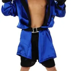 Overig Kinderkostuum Bokser Blauw-Zwart