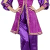 Overig Kostuum Oosterse Dame Luxe Paars