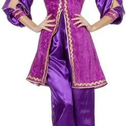 Overig Kostuum Oosterse Dame Luxe Paars
