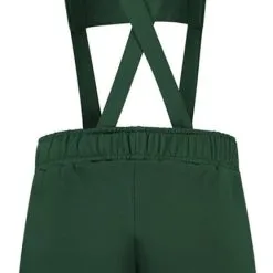 Overig Lederhose Donkergroen Met Opdruk (Joggingstof) -Kostuum Wereld Winkel lederhose donkergroen met opdruk joggingstof achterkant