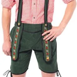 Overig Lederhose Kort Groen Johan