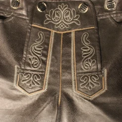 Overig Lederhose Lang Antiek Zwart -Kostuum Wereld Winkel lederhose lang antiek zwart 3