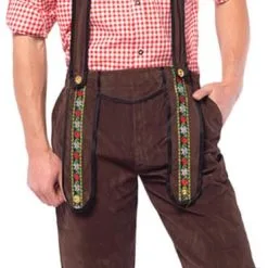 Overig Lederhose Lang Donkerbruin Johan