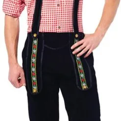 Overig Lederhose Lang Zwart Johan