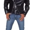 Overig Leren Biker Jas Grease -Kostuum Wereld Winkel leren biker jas grease