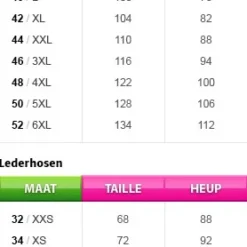 Overig Dirndl Rose Daisy Luxe (50cm) -Kostuum Wereld Winkel maattabel 122