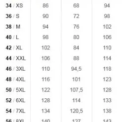 Overig Kostuum Oosterse Dame Luxe Paars 8 Overig Kostuum Oosterse Dame Luxe Paars -Kostuum Wereld Winkel maattabel 182