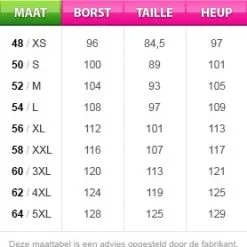 Overig Herenkostuum Eend Luxe -Kostuum Wereld Winkel maattabel 25