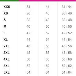 Overig Dameskostuum La Casa De Papel -Kostuum Wereld Winkel maattabel 60