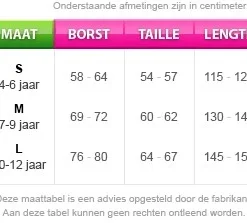 Overig Robin Hood Kostuum Voor Jongens -Kostuum Wereld Winkel maattabel 87