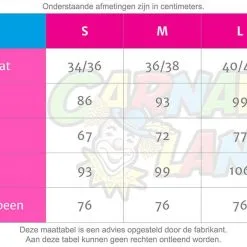 Overig Ninja Turtle Pak Dames - TMNT 9 Overig Ninja Turtle Pak Dames - TMNT -Kostuum Wereld Winkel maattabel dames 9250