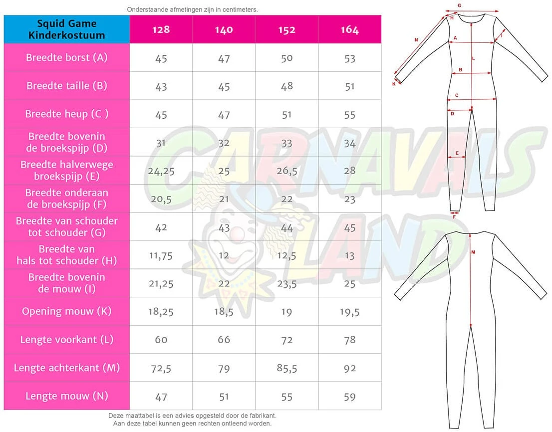 Overig Squid Game Kinderkostuum 6 Overig Squid Game Kinderkostuum - Afbeelding 4