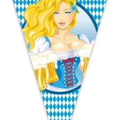 Overig Mega Vlag Oktoberfest Bierpullen (90x150cm)