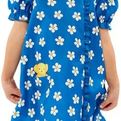 Overig Nijntje Jurk Blauw Met Bloemetjes