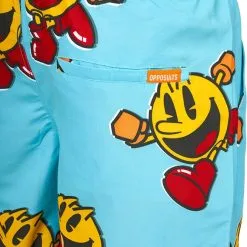 OppoSuits Summer Combo PAC-MAN Waka-Waka ™ -Kostuum Wereld Winkel opposuits summer combo pac man waka waka detail korte broek