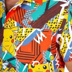 OppoSuits Summer Combo Pika Pikachu ™ -Kostuum Wereld Winkel opposuits summer combo pika pikachu detail overhemd
