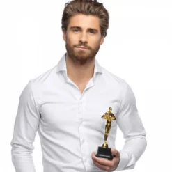 Overig Oscar Beeldje Award Goud 21cm -Kostuum Wereld Winkel oscar beeldje award goud 21cm voorbeeld 1