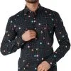 Overhemd OppoSuits PAC-MAN ™ 1 Overhemd OppoSuits PAC-MAN ™ -Kostuum Wereld Winkel overhemd opposuits pac man