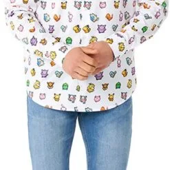 Overhemd OppoSuits Pixel Pokemon ™ -Kostuum Wereld Winkel overhemd opposuits pixel pokemon 2