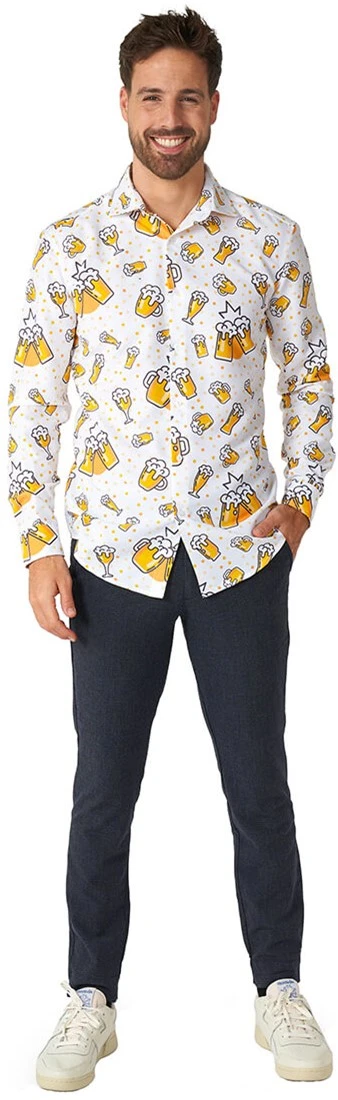 Overhemd Suitmeister Bier 5 Overhemd Suitmeister Bier - Afbeelding 3