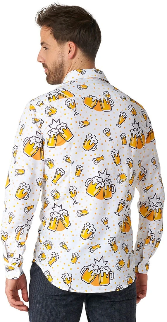 Overhemd Suitmeister Bier 4 Overhemd Suitmeister Bier - Afbeelding 2