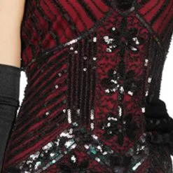 Overig Peaky Blinders Charleston Jurk Ada Luxe -Kostuum Wereld Winkel peaky blinders charleston jurk ada luxe detail