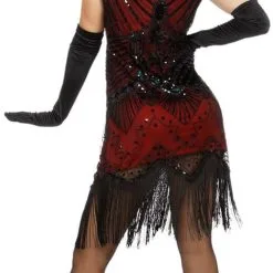 Overig Peaky Blinders Charleston Jurk Ada Luxe -Kostuum Wereld Winkel peaky blinders charleston jurk ada luxe voorbeeld achterkant