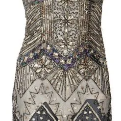 Overig Peaky Blinders Charleston Jurk Goud-Zwart Luxe