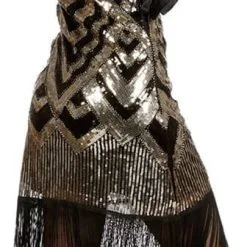 Overig Peaky Blinders Charleston Jurk Grace Luxe -Kostuum Wereld Winkel peaky blinders charleston jurk grace luxe zijkant