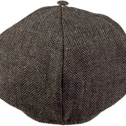 Overig Peaky Blinders Pet Grijs -Kostuum Wereld Winkel peaky blinders pet grijs achterkant