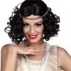 Overig Pruik Charleston Flapper Zwart Met Hoofdbandje -Kostuum Wereld Winkel pruik charleston flapper zwart met hoofdbandje
