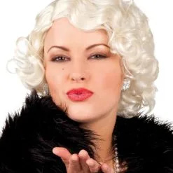 Overig Pruik Charleston Helen Blond